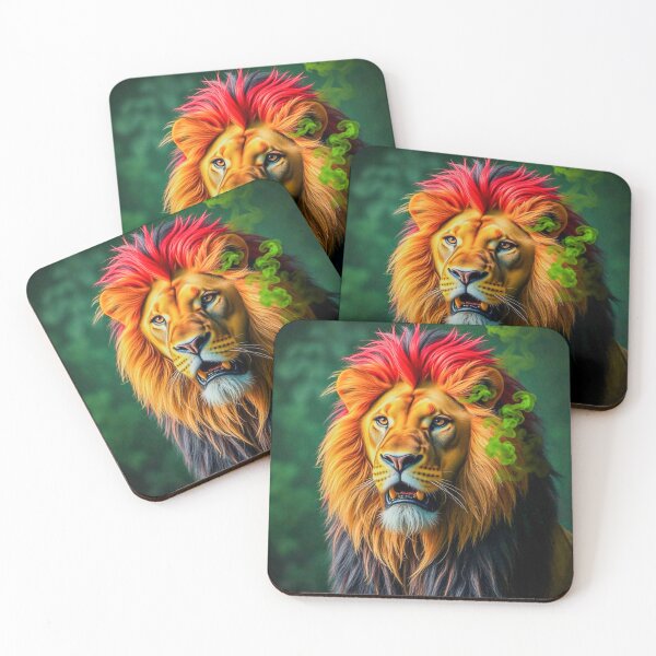Item preview, Rasta Lion King- Vibrant Reggae Jungle Art. designed and sold by digitalbob60.
