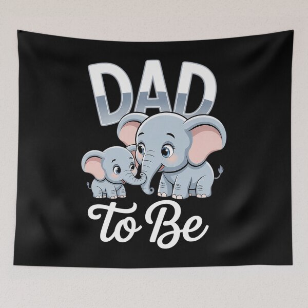 Item preview, Soon Dad To Be Elephants For Baby Shower Gender Reveal Men  designed and sold by EllenJast.