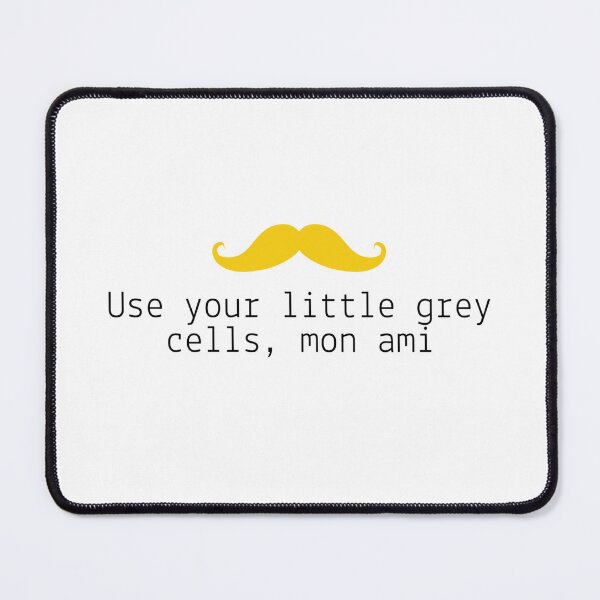 Item preview, Use your little grey cells designed and sold by Fantasy2Reality.