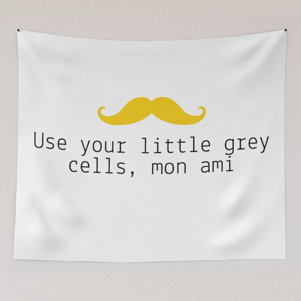 Item preview, Use your little grey cells designed and sold by Fantasy2Reality.