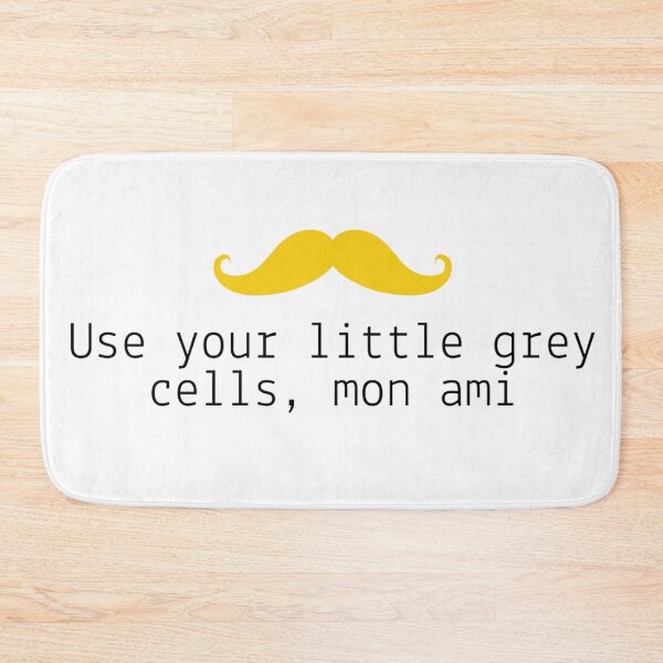 Item preview, Use your little grey cells designed and sold by Fantasy2Reality.