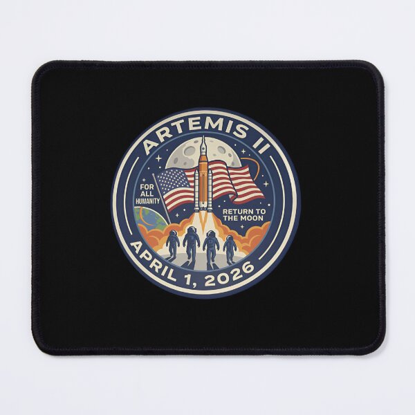 Item preview, Artemis II Mission Patch Return to the Moon 2026 designed and sold by MillieRhodes.