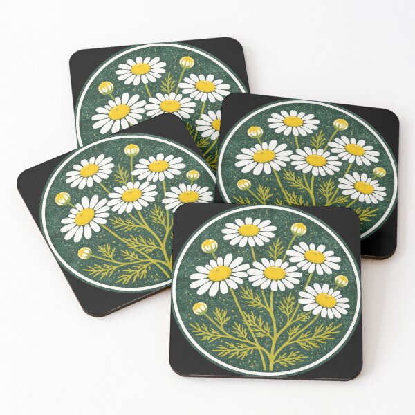 Item preview, Vintage Botanical Chamomile Blossom Emblem designed and sold by Jennifer Chiera.