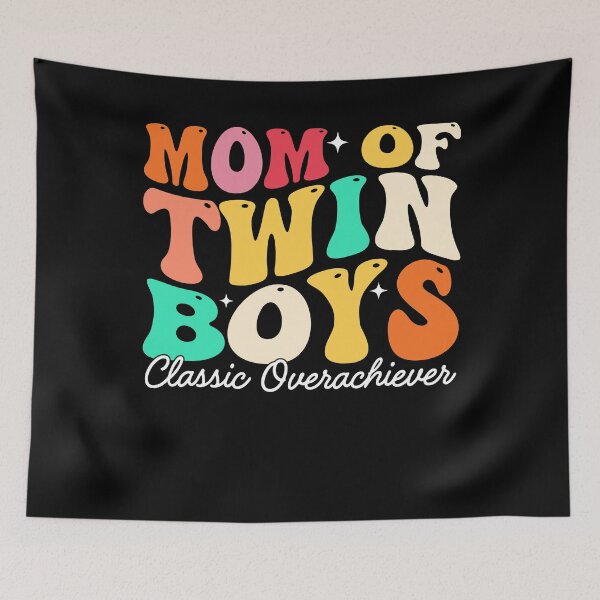 Item preview, Retro Mom of Twin Boys Classic Overachiever designed and sold by KroghDs.