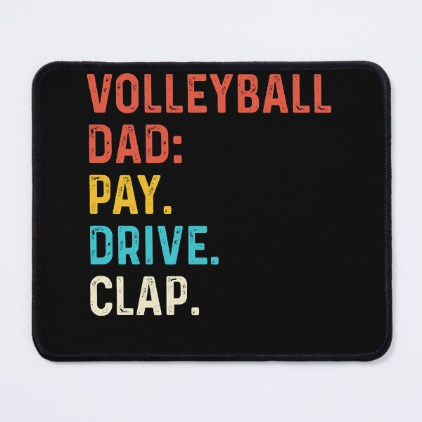 Item preview, Funny Retro Volleyball Dad Pay Drive Clap Gift designed and sold by KroghDs.