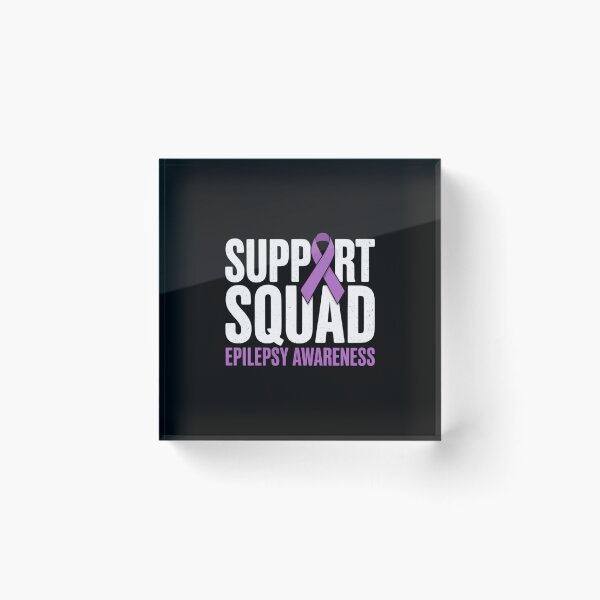 Item preview, Support Squad Epilepsy Awareness Purple Ribbon designed and sold by EllenJast.