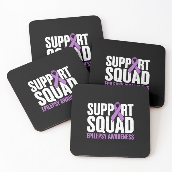 Item preview, Support Squad Epilepsy Awareness Purple Ribbon designed and sold by EllenJast.