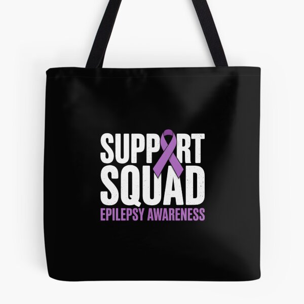 Item preview, Support Squad Epilepsy Awareness Purple Ribbon designed and sold by EllenJast.