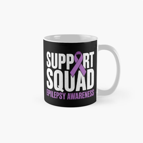 Item preview, Support Squad Epilepsy Awareness Purple Ribbon designed and sold by EllenJast.