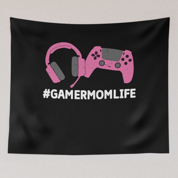 Item preview, Pink Gamer Mom Life Controller Headset Design designed and sold by KroghDs.