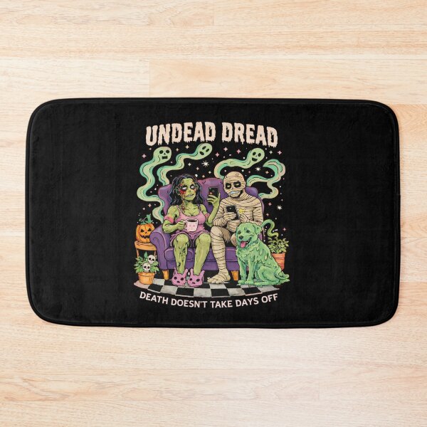 Item preview, Undead Dread Spooky Couple Halloween Aesthetic Funny Zombie Art designed and sold by ZenvyraLab.
