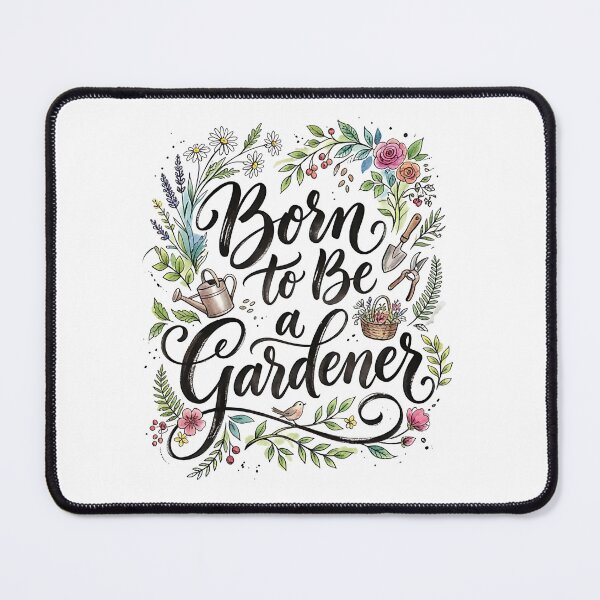 Item preview, Born to Be a Gardnener designed and sold by Birdie and Flynn.