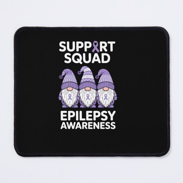 Item preview, Support Squad Gnomes Purple Warrior Epilepsy Awareness designed and sold by EllenJast.