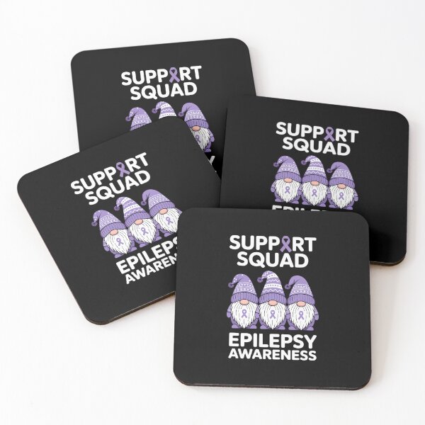 Item preview, Support Squad Gnomes Purple Warrior Epilepsy Awareness designed and sold by EllenJast.