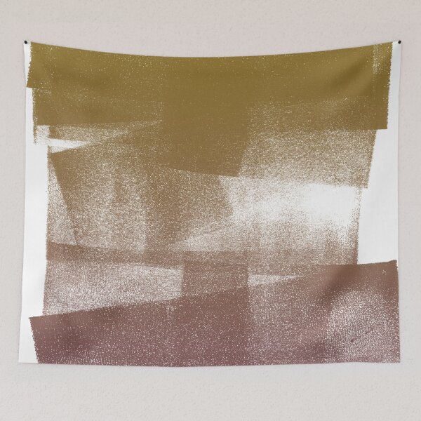 Item preview, Swatch Sample Textured Monoprint - Ochre to Beet Gradient designed and sold by Irene Estelle.