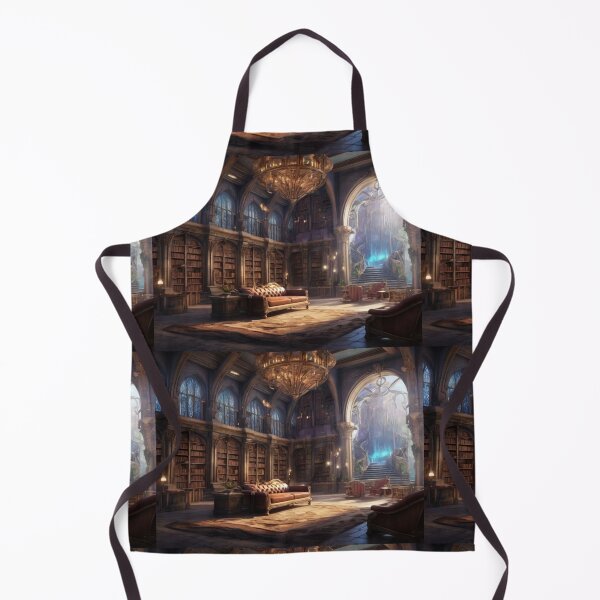 Item preview, Dreamy Magical Library – Cozy Dark Academia Aesthetic designed and sold by EchoWave11.