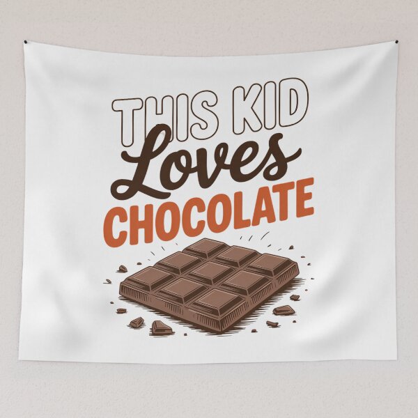 Item preview, This Kid Loves Chocolate Fun Novelty Kids Food designed and sold by EllenJast.