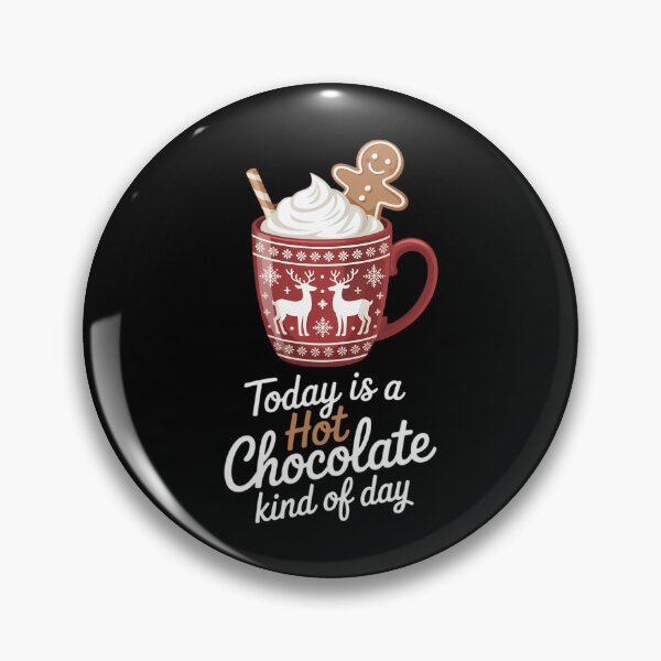Item preview, Today Is A Hot Chocolate Kind of Day - Red Reindeer Mug designed and sold by EllenJast.