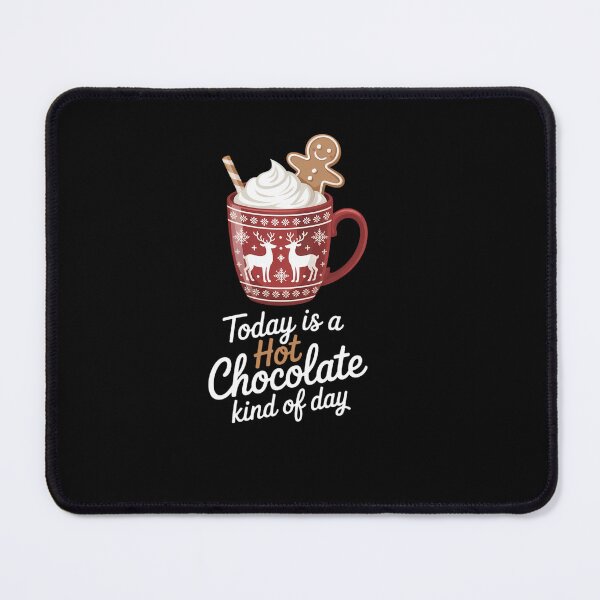 Item preview, Today Is A Hot Chocolate Kind of Day - Red Reindeer Mug designed and sold by EllenJast.