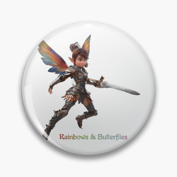 Item preview, Rainbows & Butterflies - PIxie Knight designed and sold by Mia's Menagerie.