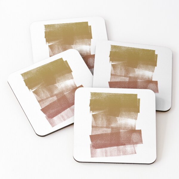 Item preview, Swatch Sample Textured Monoprint - Ochre to Ruby Gradient designed and sold by Irene Estelle.