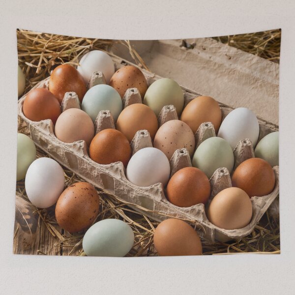 Item preview, Farm Fresh Eggs in Rustic Carton designed and sold by Sarcastic Narwhal.