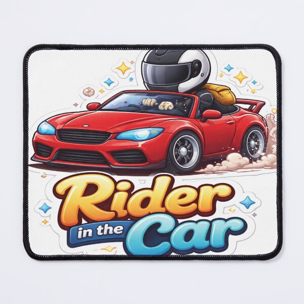 Item preview, Rider in the car designed and sold by StickifyZone69.