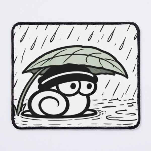Item preview, Pluviophile Snail - Cozy Rainy Day Aesthetic designed and sold by snewen.