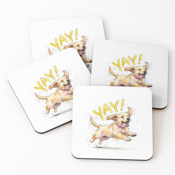 Item preview, Happy Golden Retriever Joyful Sticker designed and sold by Mr. Pawsome.
