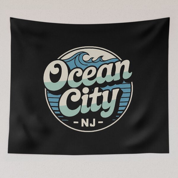 Item preview, Ocean City New Jersey Circle Logo NJ Beach Vacation designed and sold by EllenJast.