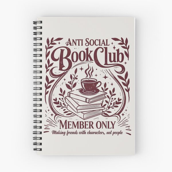 Item preview, Anti Social Book Club!! - Antisocial Book Club - Book Lovers Club - Antisocial Reading Member only designed and sold by SoffyLee586.