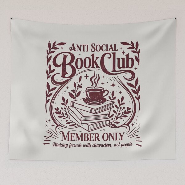 Item preview, Anti Social Book Club!! - Antisocial Book Club - Book Lovers Club - Antisocial Reading Member only designed and sold by SoffyLee586.