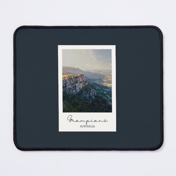Item preview, The Grampians Mountain Landscape Australia - Vintage Souvenir designed and sold by twentytwo ART souvenir designs.