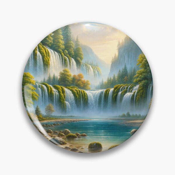 Item preview, Waterfalls from a Dream designed and sold by Undersea Ai Art.