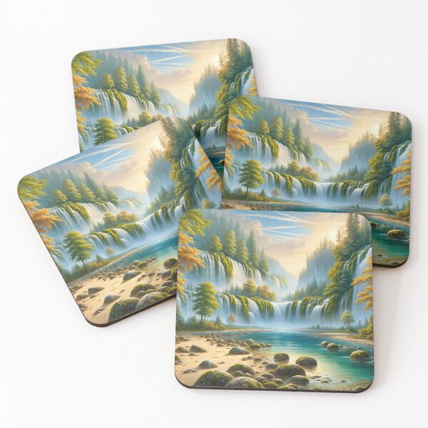 Item preview, Waterfalls from a Dream designed and sold by Undersea Ai Art.