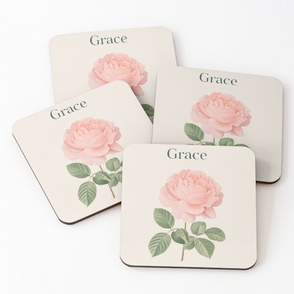 Item preview, Grace – Rose Illustration Minimal Floral Design designed and sold by BobaBunny76.