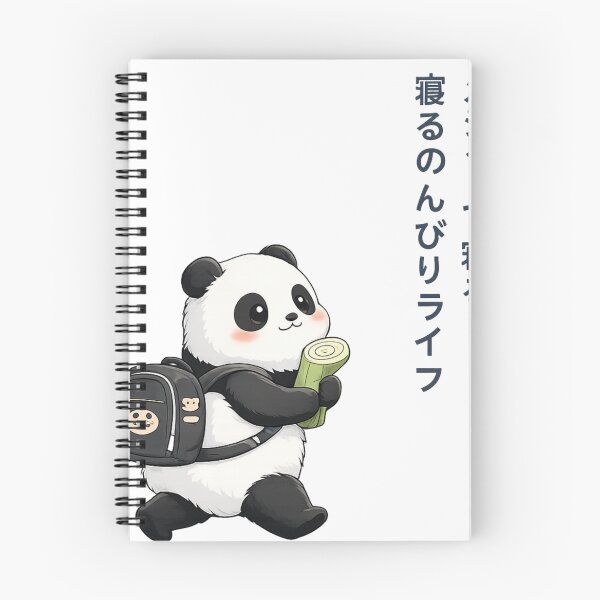 Item preview, Kawaii Panda Japanese Aesthetic Cute Anime Style Chill Life Design designed and sold by ZenvyraLab.