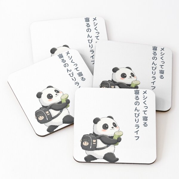 Item preview, Kawaii Panda Japanese Aesthetic Cute Anime Style Chill Life Design designed and sold by ZenvyraLab.