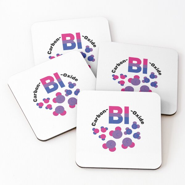 Item preview, Bisexual Carbon-bi-oxide pride pin designed and sold by fearTimmy12.