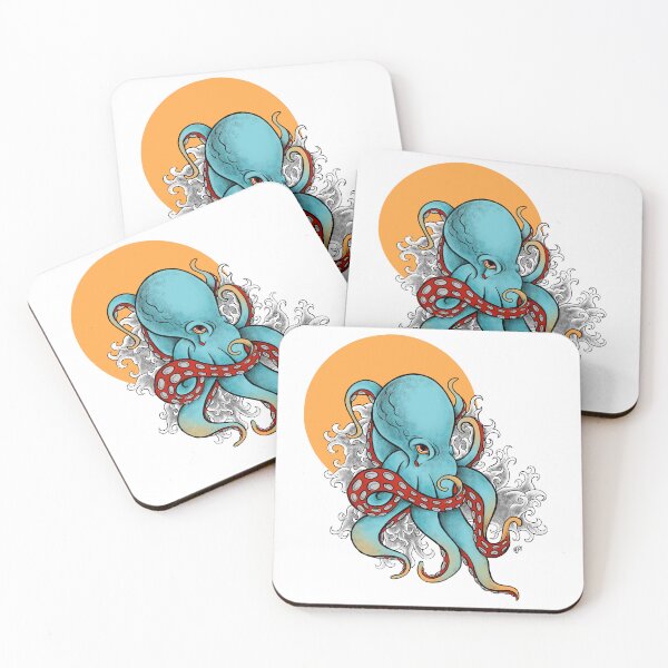 Item preview, Tattoo Inspired Octopus designed and sold by ColGulArt.