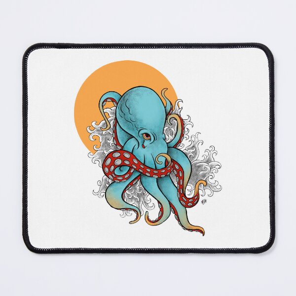 Item preview, Tattoo Inspired Octopus designed and sold by ColGulArt.