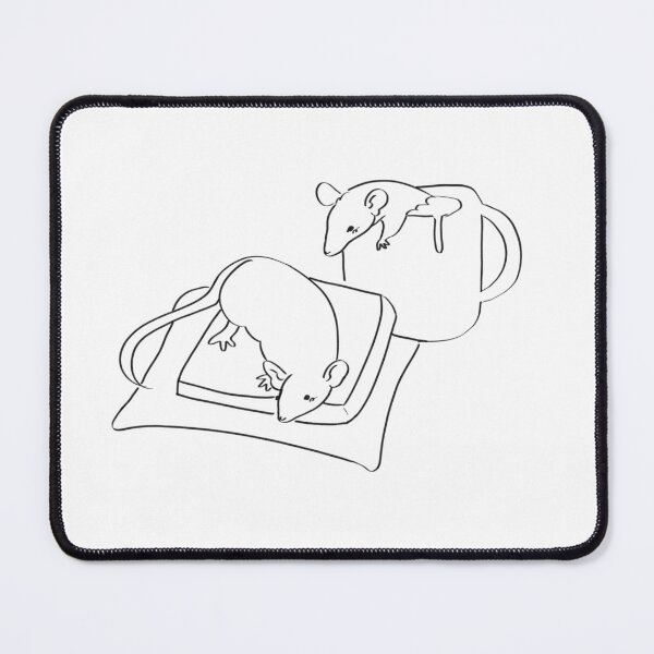 Item preview, Breakfast rats (outline ver) designed and sold by staticshops.