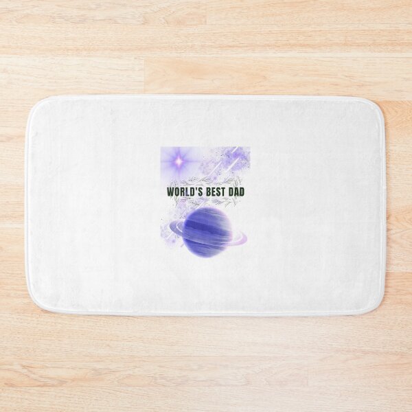 Item preview, World's Best Dad Galaxy Space Planet Illustration  designed and sold by Shinebright89.