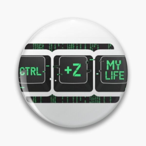 Item preview, Ctrl Z My Life Funny Relatable Sticker designed and sold by Stickify-07.