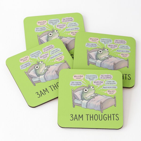 Item preview, Overthinking Frog Shirt – Funny Anxiety Meme Introvert Tee designed and sold by ZyxDes.