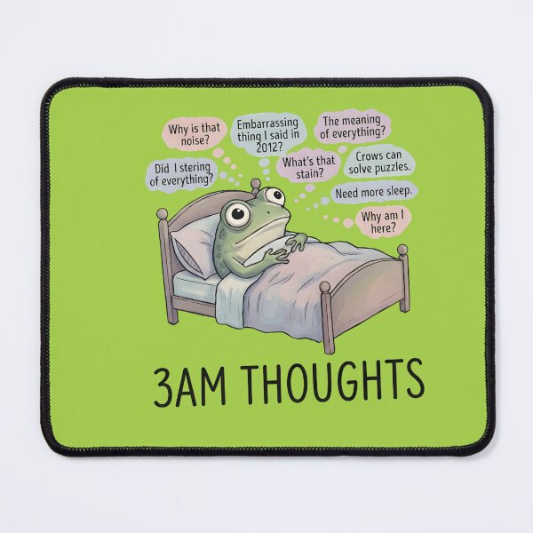 Item preview, Overthinking Frog Shirt – Funny Anxiety Meme Introvert Tee designed and sold by ZyxDes.