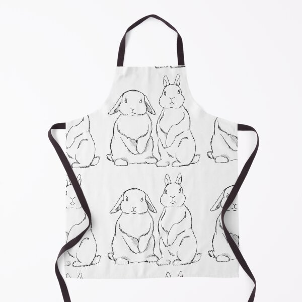 Item preview, Holland Lop and Netherland Dwarf Rabbit Curious Periscope Sketch designed and sold by tayaan.