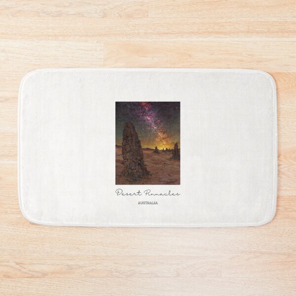 Item preview, Pinnacles Desert Western Australia Milky Way - Vintage Souvenir designed and sold by twentytwo ART souvenir designs.