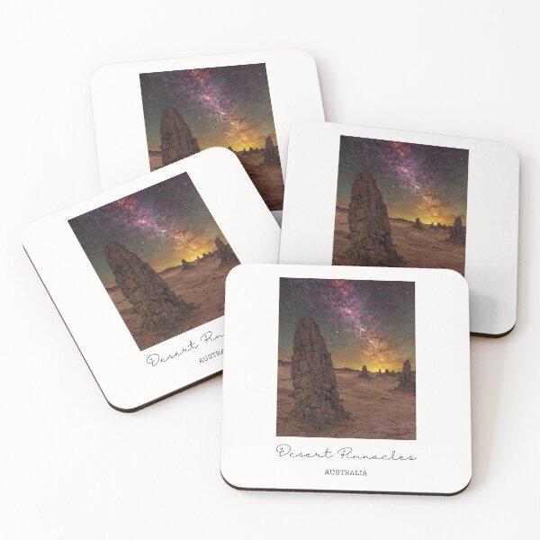 Item preview, Pinnacles Desert Western Australia Milky Way - Vintage Souvenir designed and sold by twentytwo ART souvenir designs.