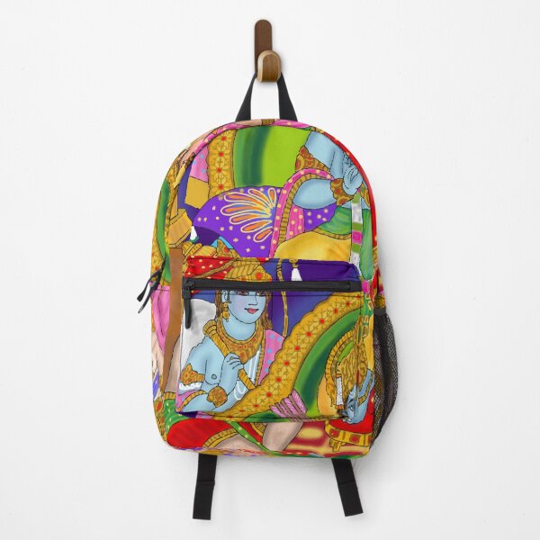 Item preview, Ram Darbar Divine Artwork – Lord Rama Sita Hanuman Spiritual Illustration designed and sold by Harshit_Digital_Arts.